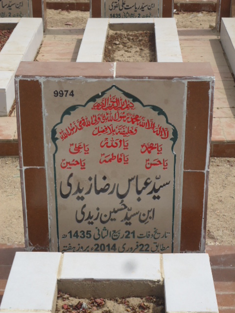 9974 – Syed Abbas Raza Zaidi