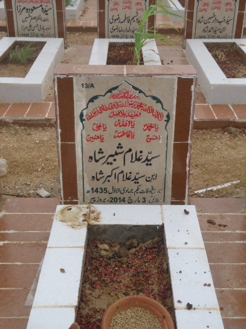 10013 – Syed Ghulam Shabbir Shah