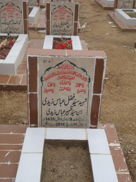10057 – Shaheed Syed Fazal Abbas Zaidi