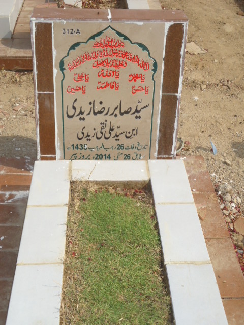 10312 – Syed Sabir Raza Zaidi