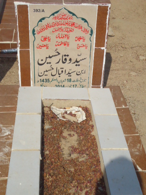 10392 – Syed Waqar Hussain