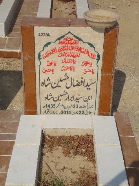 10422 – Syed Afzal Hussain Shah