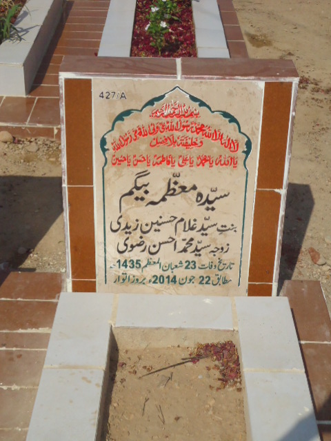 10427 – Syeda Moazama Begum