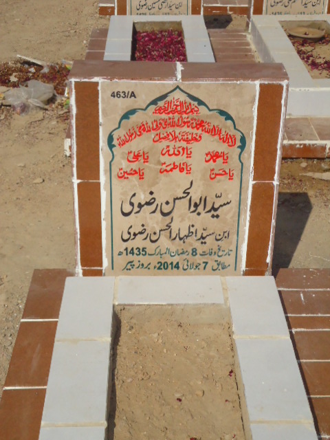 10463 – Syed Abul Hasan Rizvi