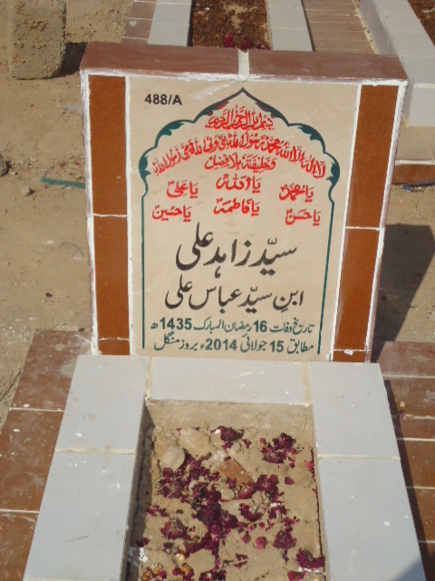 10488 – Syed Zahid Ali