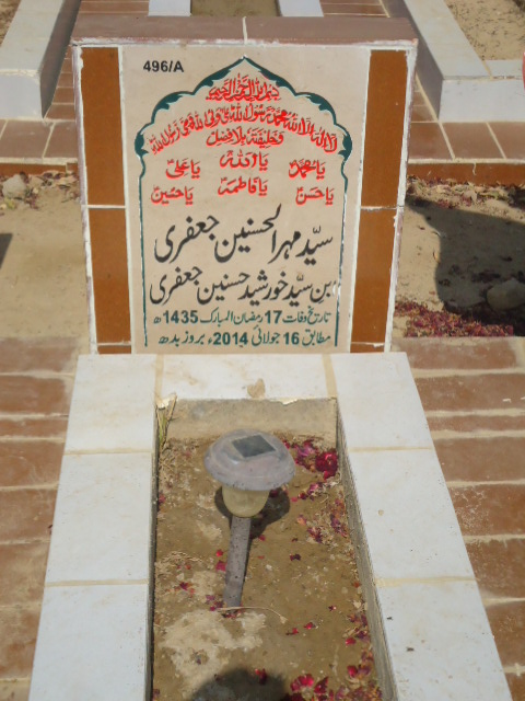 10496 – Syed Mehar Ul Hasnain Jaffery