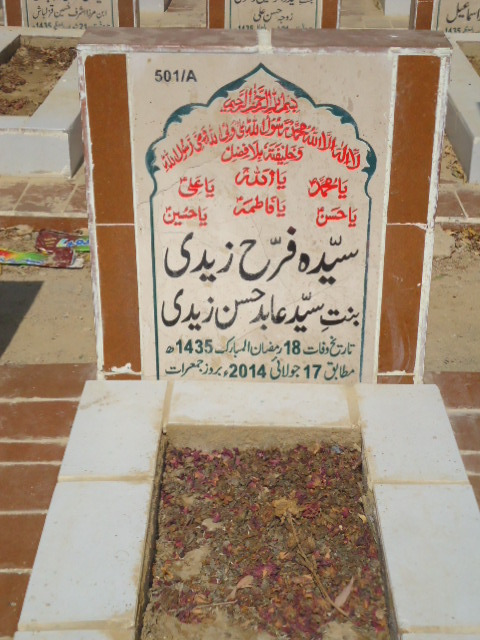 10501 – Syeda Farah Zaidi