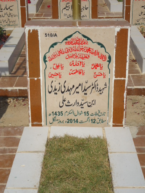 10510 – Shaheed Dr Syed Ameer Mehdi Zaidi