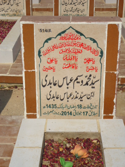 10514 – Syed Muhammad Waseem Abbas Abidi