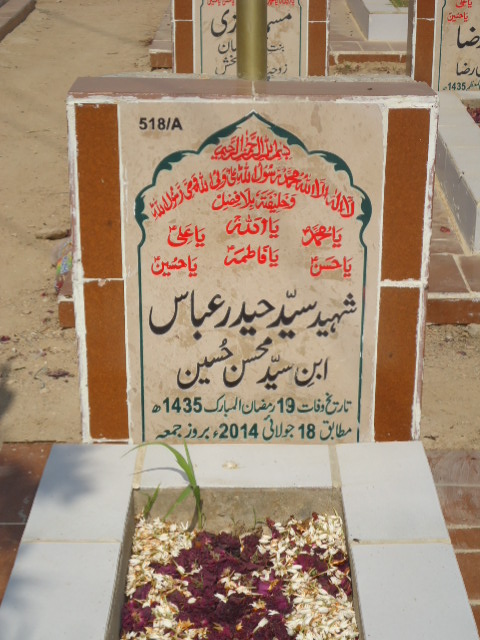 10518 – Shaheed Syed Haider Abbas