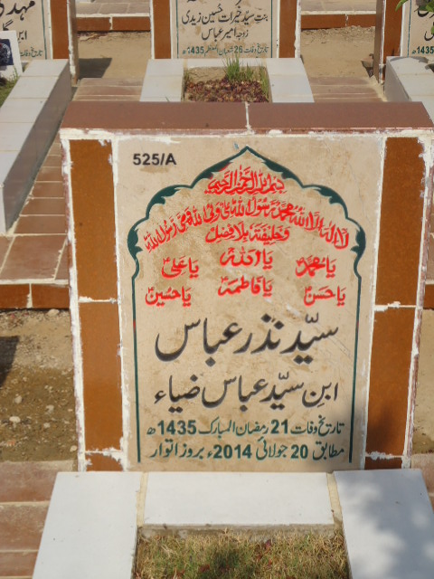 10525 – Syed Nazar Abbas
