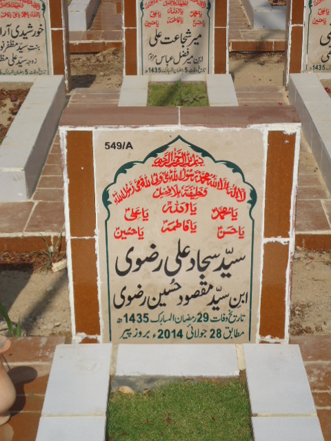 10549 – Syed Sajjad Ali Rizvi
