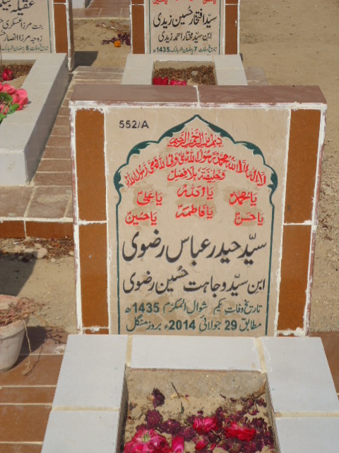 10552 – Syed Haider Abbas Rizvi