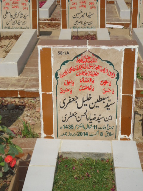 10581 – Syed Sibtain Khalil Jaffery