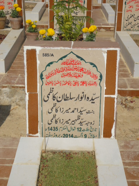 10585 – Syeda Anwaar Sultan Kazmi