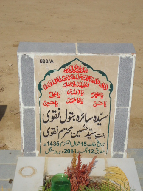 10600 – Syeda Saira Batool Naqvi