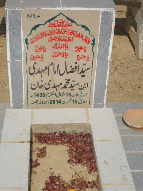 10608 – Syed Afzaal Imam Mehdi