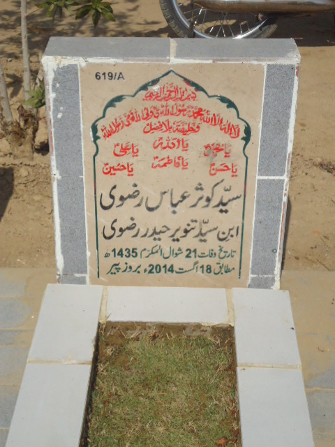10619 – Syed Kausar Abbas Rizvi