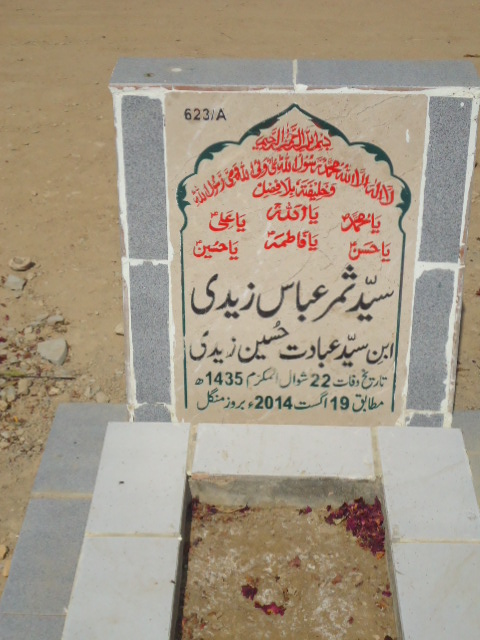 10623 – Syed Samar Abbas Zaidi