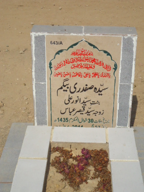 10643 – Syeda Safdari Begum