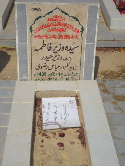 10700 – Syeda Wazeer Fatima