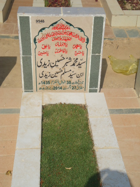 9546 – Syed Muhammad Shabbar Hussain Zaidi