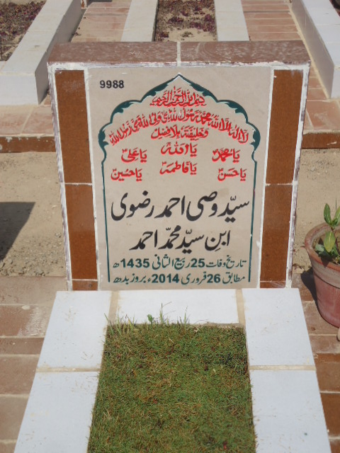 9988 – Syed Wasi Ahmed Rizvi