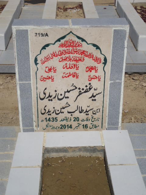 10719 – Syed Ghazanfar Hussain Zaidi