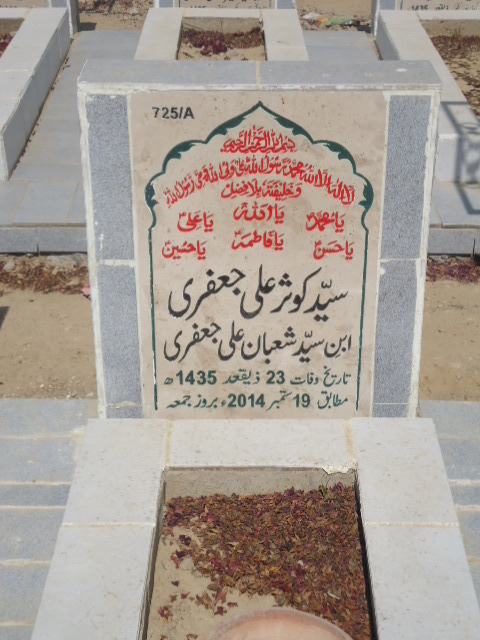 10725 – Syed Kausar Ali Jaffery