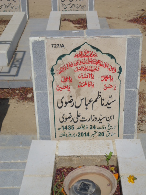 10727 – Syed Nazim Abbas Rizvi