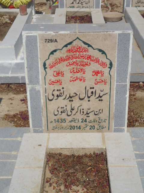 10729 – Syed Iqbal Haider Naqvi