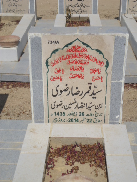 10734 – Syed Qamar Raza Rizvi