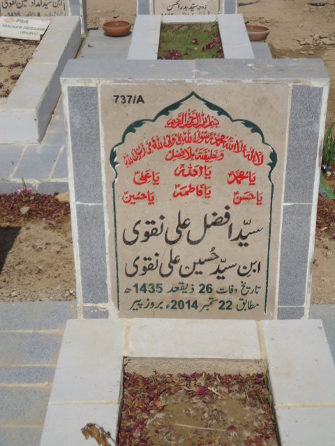10737 – Syed Afzal Ali Naqvi