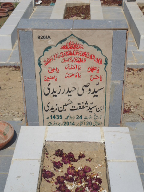 10820 – Syed Wasi Haider Zaidi