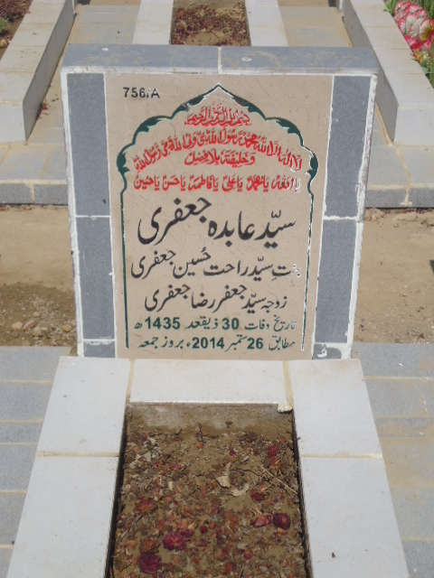 10756 – Syeda Abida Jaffery