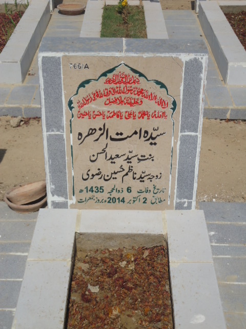10766 – Syeda Ummat Ul Zehra