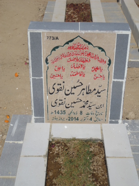 10773 – Syed Mutahir Hussain Naqvi