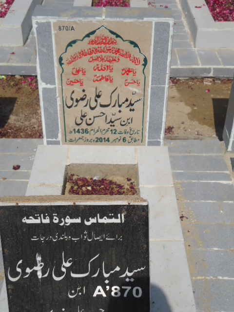 10870 – Syed Mubarak Ali Rizvi