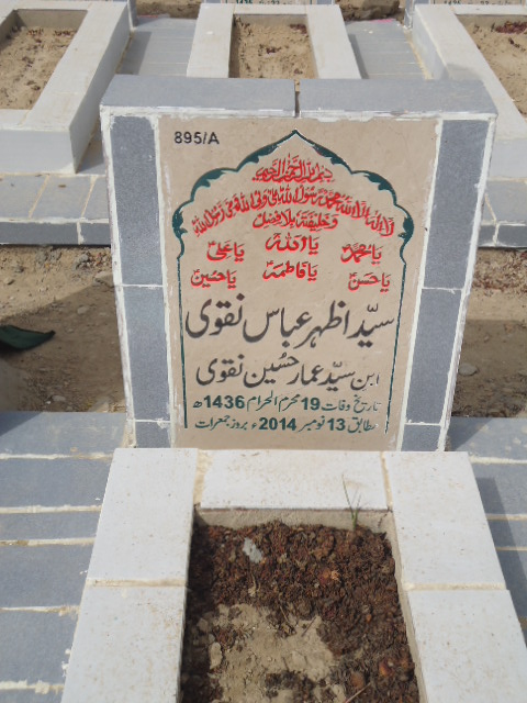 10895 – Syed Azhar Abbas Naqvi
