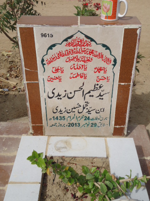 9615 – Syed Azeem Ul Hasan Zaidi