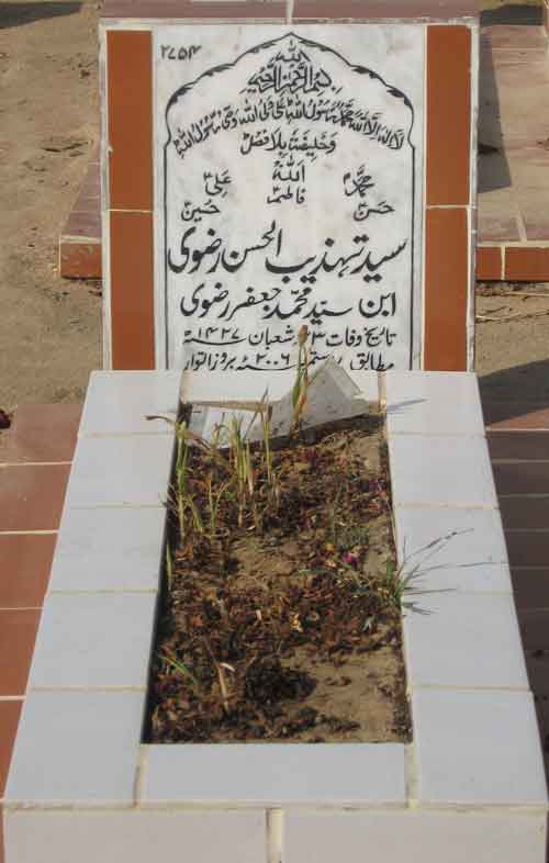 2754 – Syed Tehzeeb ul Hasan Rizvi