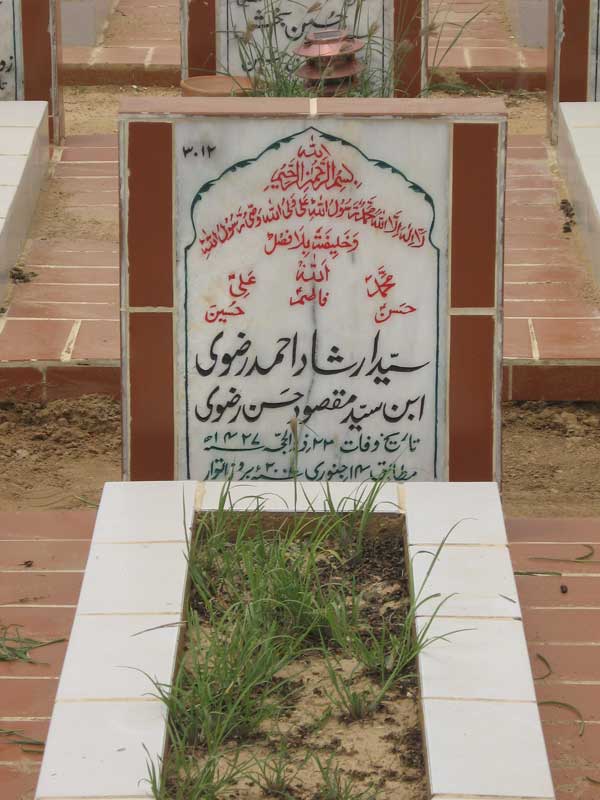 3012 – Syed Irshad Ahmed Rizvi