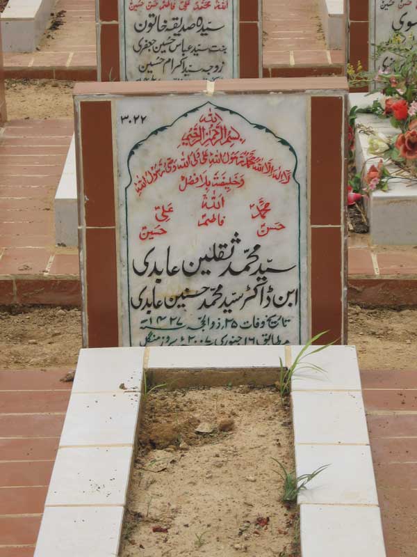 3022 – Syed Muhammad Saqlain Abidi