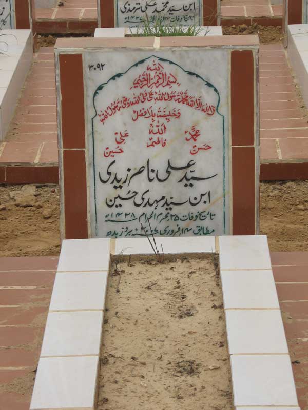 3092 – Syed Nasir Ali Zaidi