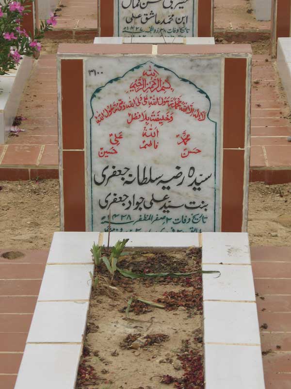 3100 – Syeda Razia Sultana Jaffari