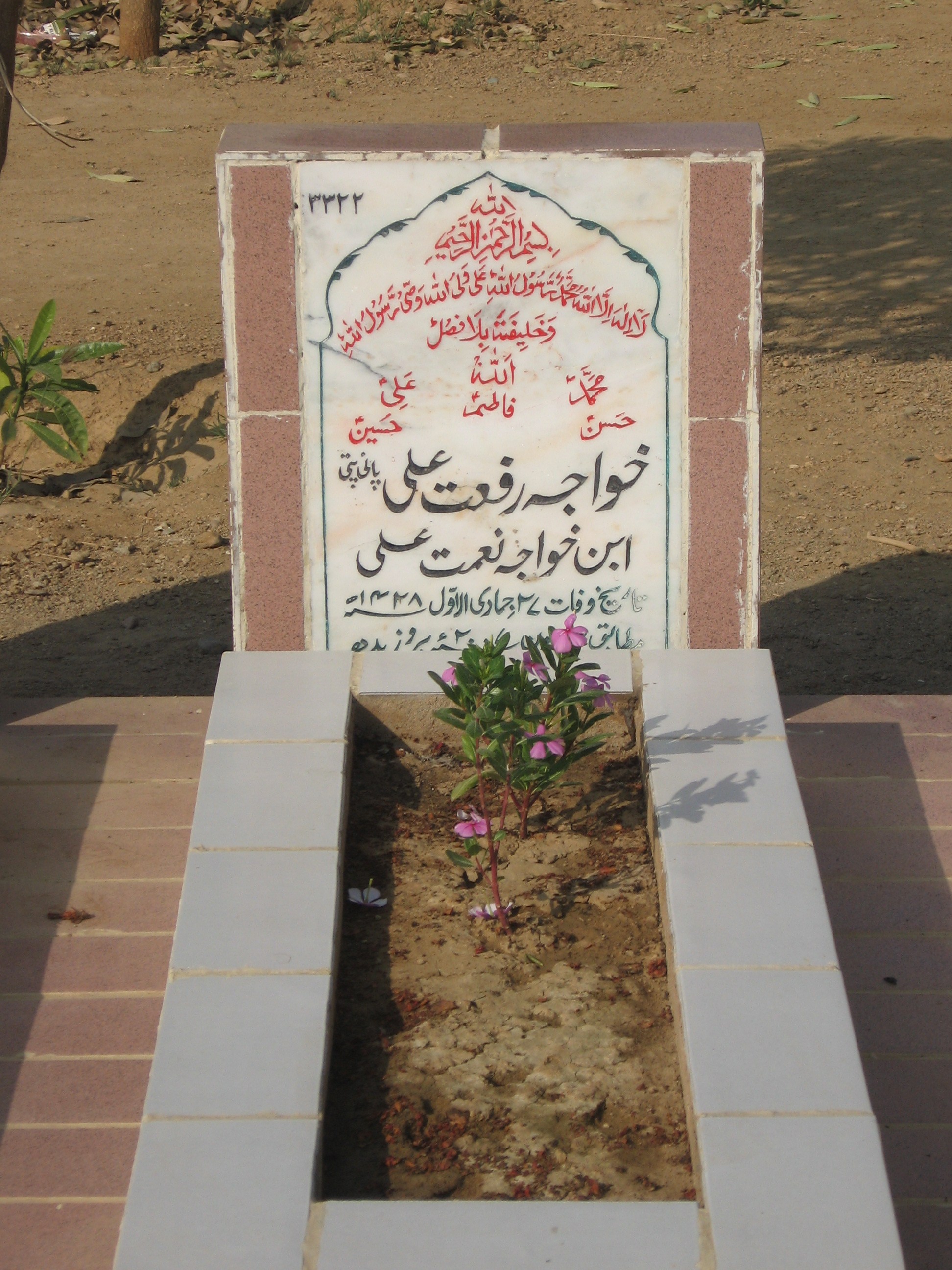 3322 – Khwaja Rafat Ali