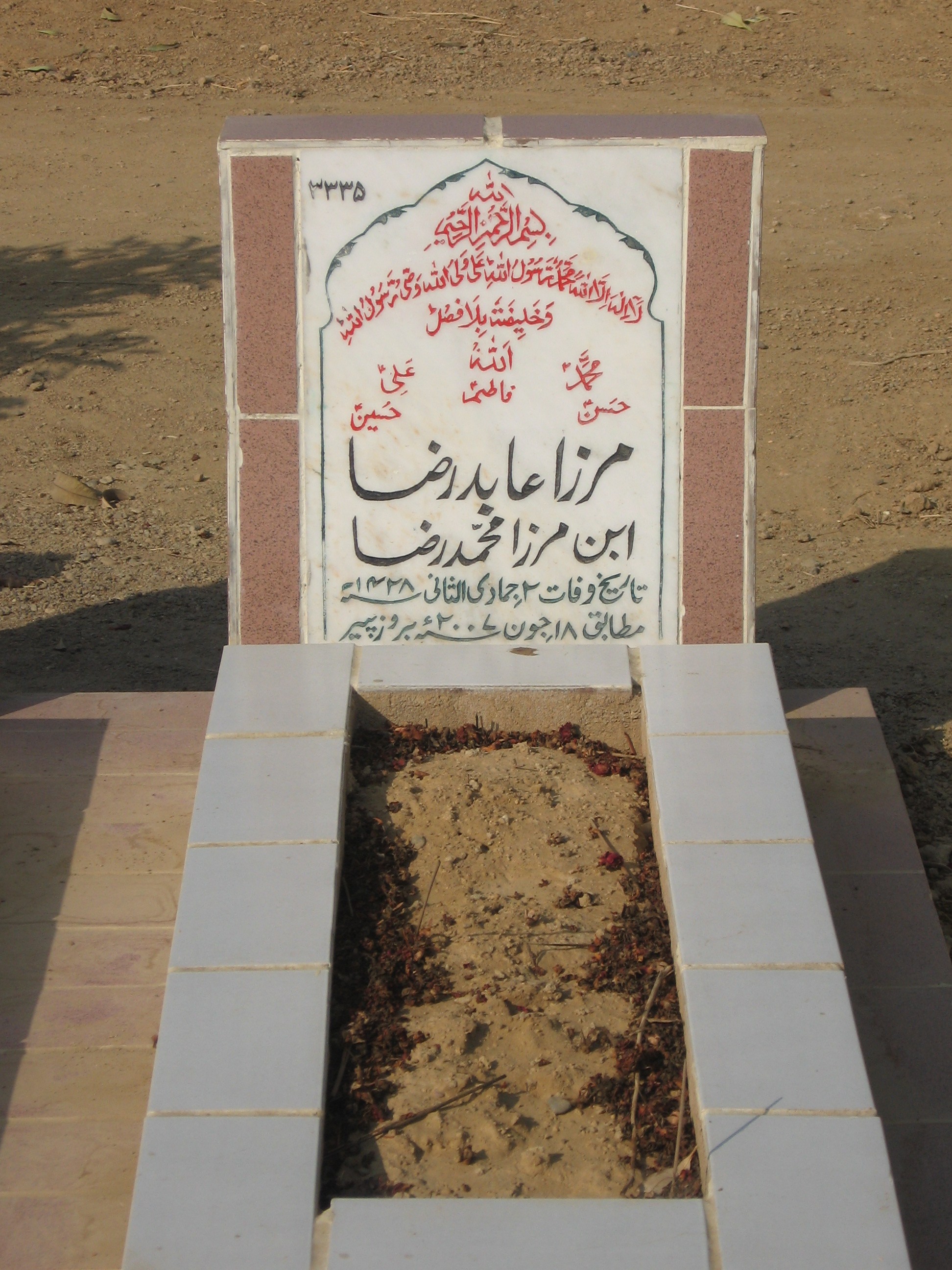 3335 – Mirza Abid Raza