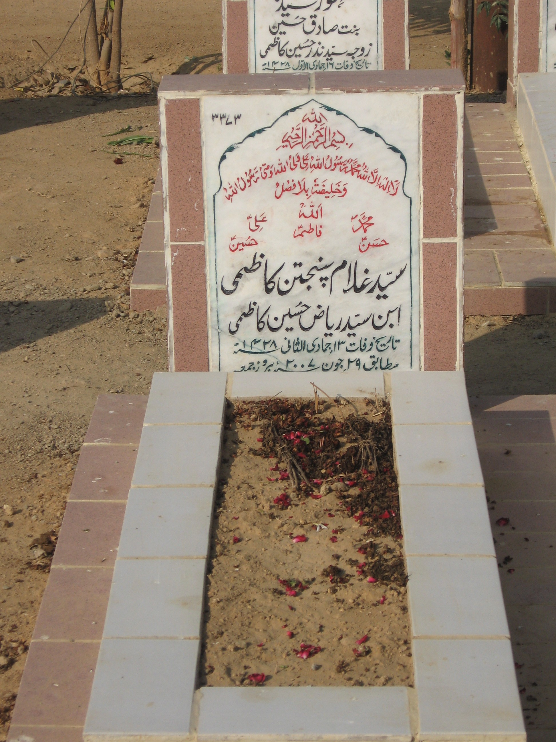 3373 – Syed Ghulam Punjetan Kazmi