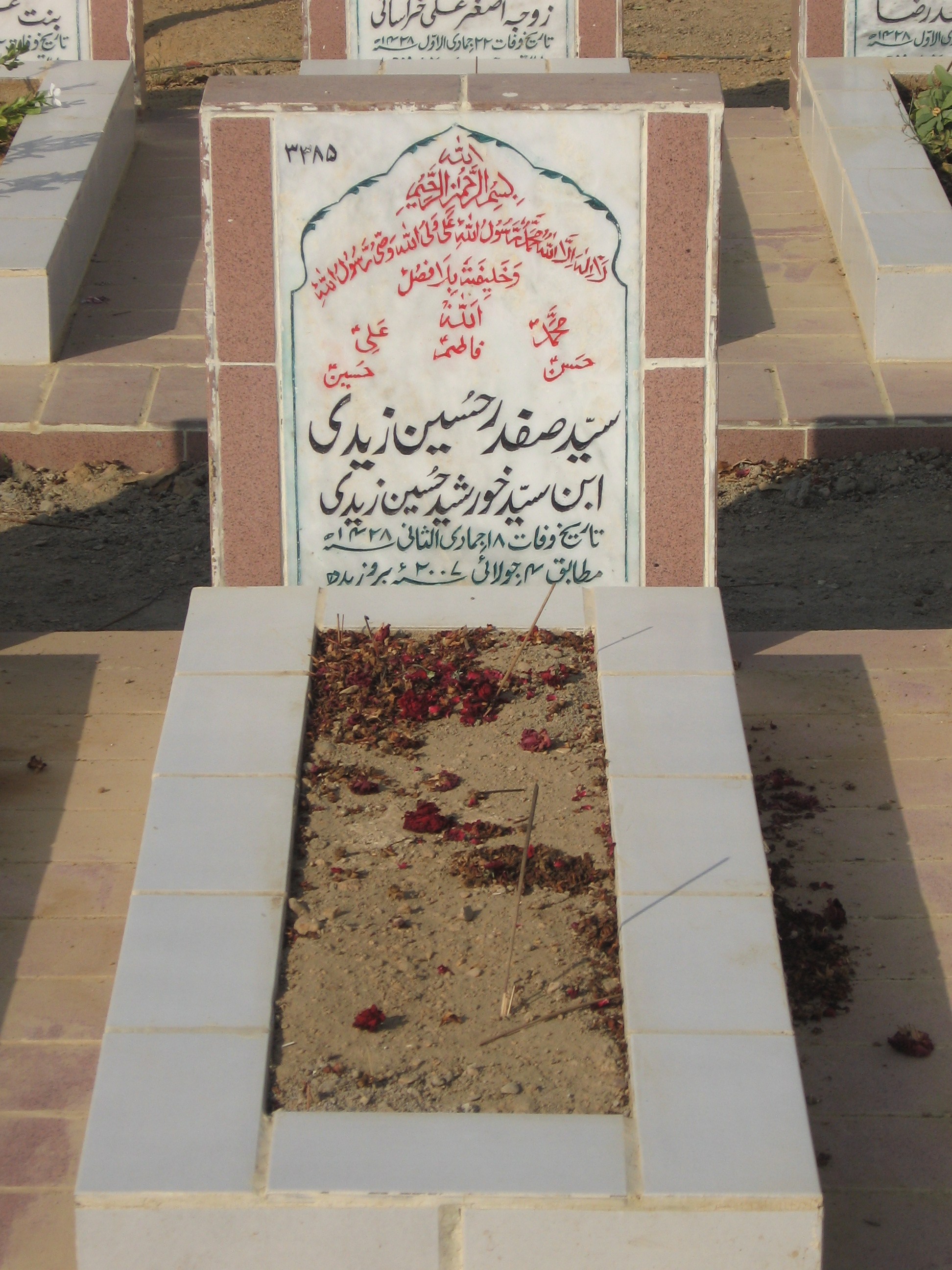 3385 – Syed Safdar Hussain Zaidi