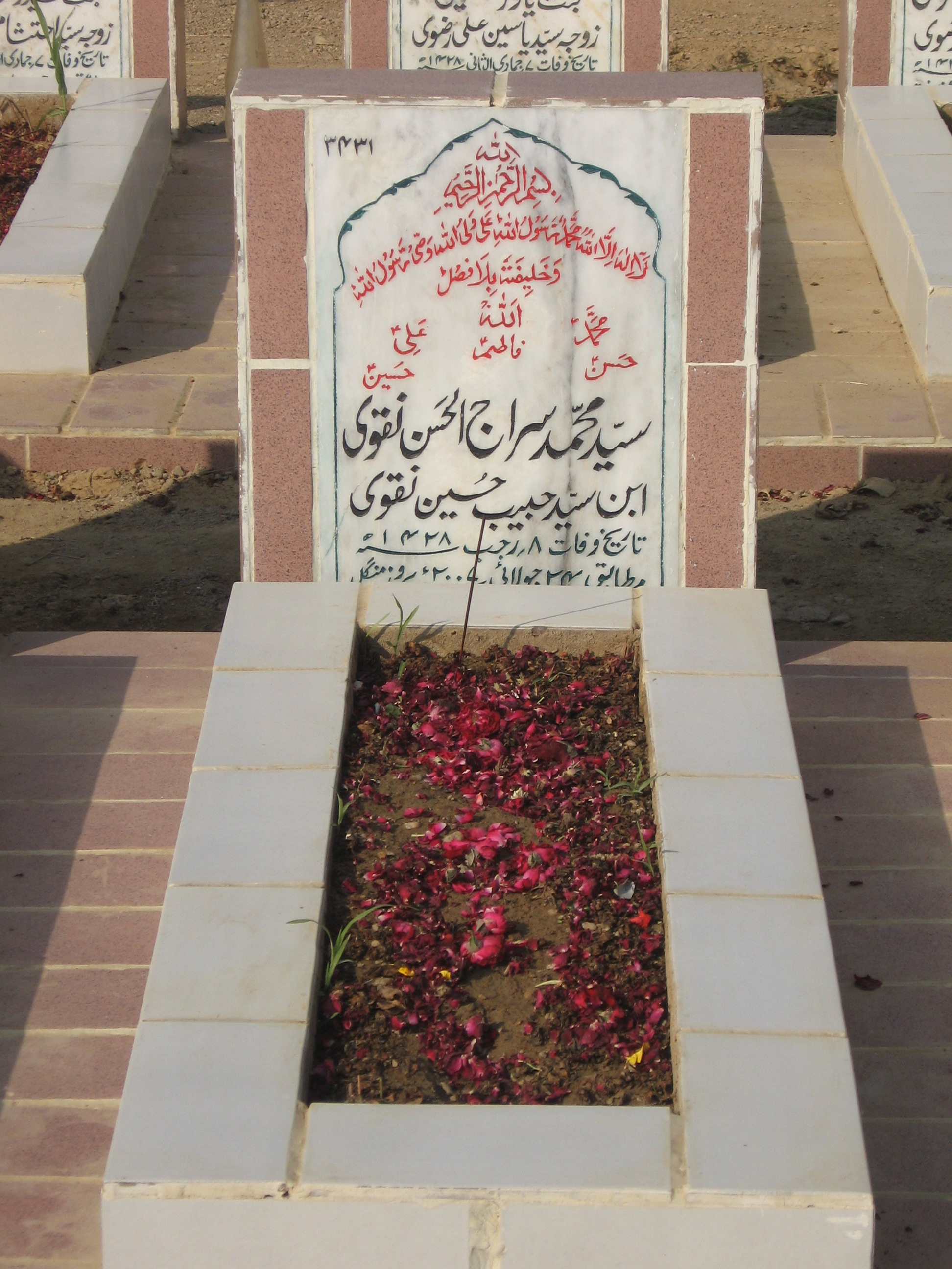 3431 – Syed Mohd Siraj al Hasan Naqvi